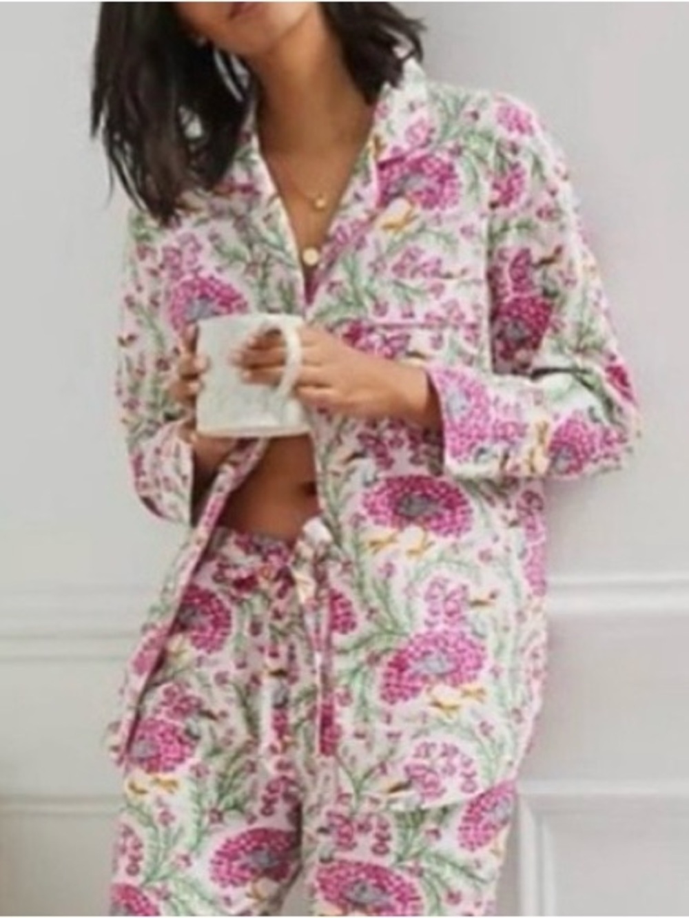 printfresh queen lotus pink cloud top